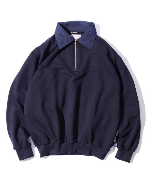 ROOPTOKYO（ループトウキョウ）の「GAME SPORTS WEAR/ゲームスポーツウェア DEFENDER ハーフジップスウェット（スウェット・メンズ・ネイビー/グリーン/ブラック/グレー・L/XL/M）」の19枚目の写真