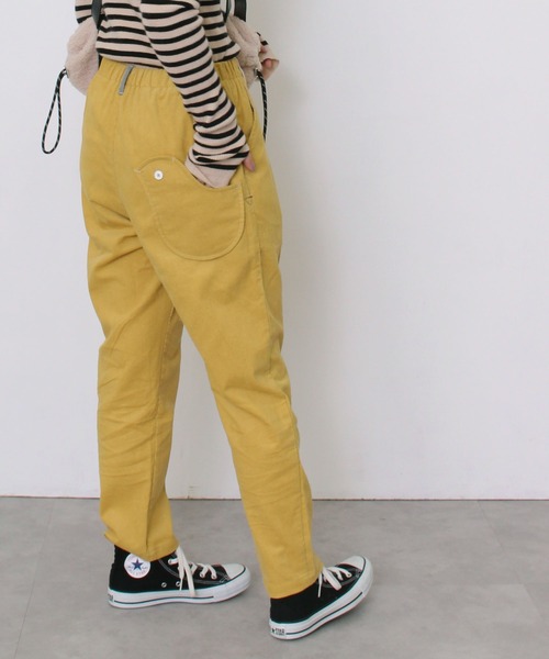 POU DOU DOU（プードゥドゥ）の「normesコーデュロイとりポケットパンツ（その他パンツ・レディース・ライトグレー/ネイビー/イエロー/アイボリー・3）」の5枚目の写真