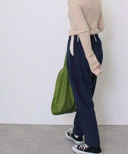 POU DOU DOU（プードゥドゥ）の「normesコーデュロイとりポケットパンツ（その他パンツ・レディース・ライトグレー/ネイビー/イエロー/アイボリー・3）」の17枚目の写真