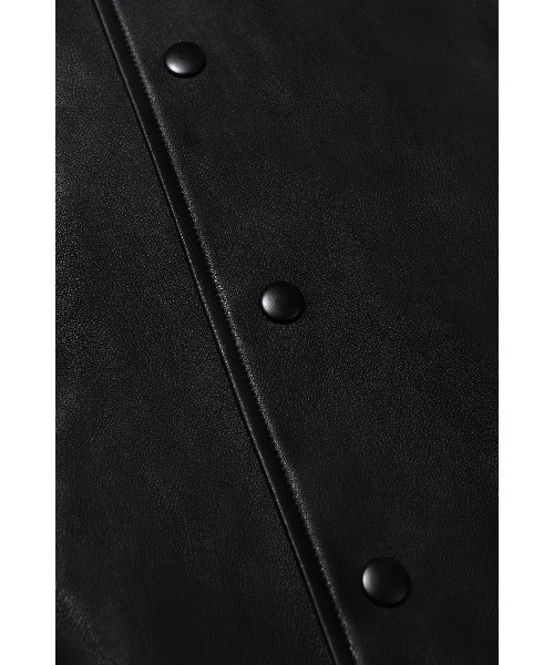VIVASTUDIO（ビバスタジオ）の「VEGAN LEATHER STADIUM JACKET（ブルゾン・メンズ・ブラック・MEDIUM/LARGE）」の6枚目の写真