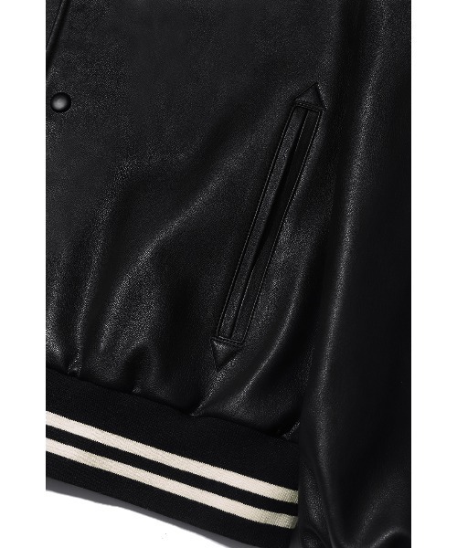 VIVASTUDIO（ビバスタジオ）の「VEGAN LEATHER STADIUM JACKET（ブルゾン・メンズ・ブラック・MEDIUM/LARGE）」の11枚目の写真