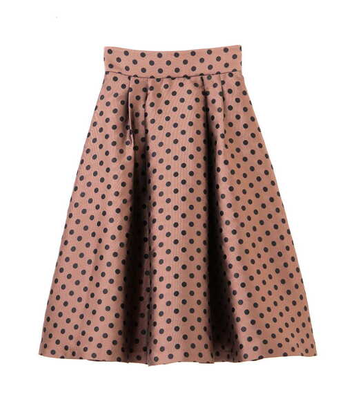 PROPORTION BODY DRESSING（プロポーションボディドレッシング）の「ポルカドットタックフレアＳＫ / 1211220107（スカート・レディース・ブラック/ブラウン系その他・X-SMALL/SMALL/MEDIUM）」の10枚目の写真