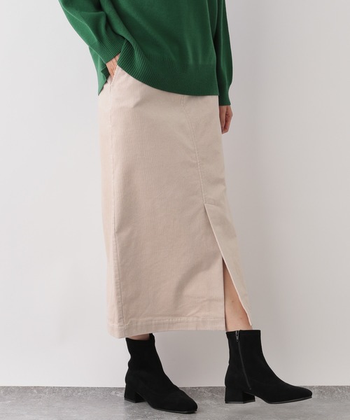 GLOBAL WORK（グローバルワーク）の「8Wコーデュロイスカート/215887（スカート・レディース・ダークブラウン/オフホワイト/ダークグレー/パープル系その他4/カーキ・SMALL/MEDIUM/LARGE）」の6枚目の写真