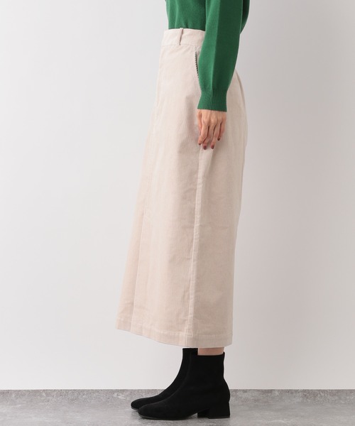 GLOBAL WORK（グローバルワーク）の「8Wコーデュロイスカート/215887（スカート・レディース・ダークブラウン/オフホワイト/ダークグレー/パープル系その他4/カーキ・SMALL/MEDIUM/LARGE）」の7枚目の写真