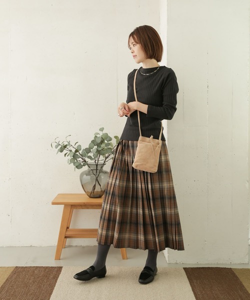 URBAN RESEARCH DOORS（アーバンリサーチドアーズ）の「針抜き長袖カットソー（Tシャツ/カットソー・レディース・ブラック/ライトグレー/オフホワイト/ストライプ・ONE）」の21枚目の写真