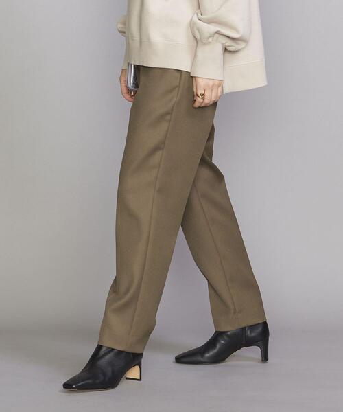 BEAUTY&YOUTH UNITED ARROWS（ビューティーアンドユースユナイテッドアローズ）の「BY カルゼドローストテーパード パンツ 2 -ウォッシャブル- ∴（その他パンツ・レディース・オフホワイト/モカ/ブラック/コバルトブルー/ケリー/オレンジ系その他・S/M/L）」の3枚目の写真
