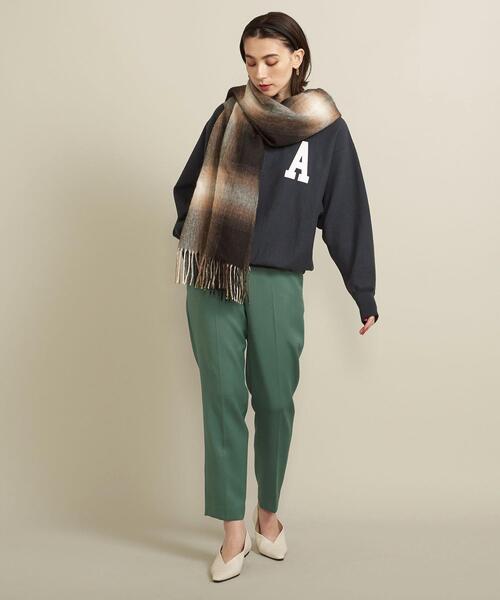 BEAUTY&YOUTH UNITED ARROWS（ビューティーアンドユースユナイテッドアローズ）の「BY カルゼドローストテーパード パンツ 2 -ウォッシャブル- ∴（その他パンツ・レディース・オフホワイト/モカ/ブラック/コバルトブルー/ケリー/オレンジ系その他・S/M/L）」の7枚目の写真