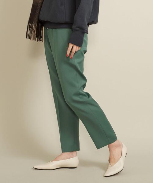 BEAUTY&YOUTH UNITED ARROWS（ビューティーアンドユースユナイテッドアローズ）の「BY カルゼドローストテーパード パンツ 2 -ウォッシャブル- ∴（その他パンツ・レディース・オフホワイト/モカ/ブラック/コバルトブルー/ケリー/オレンジ系その他・S/M/L）」の9枚目の写真