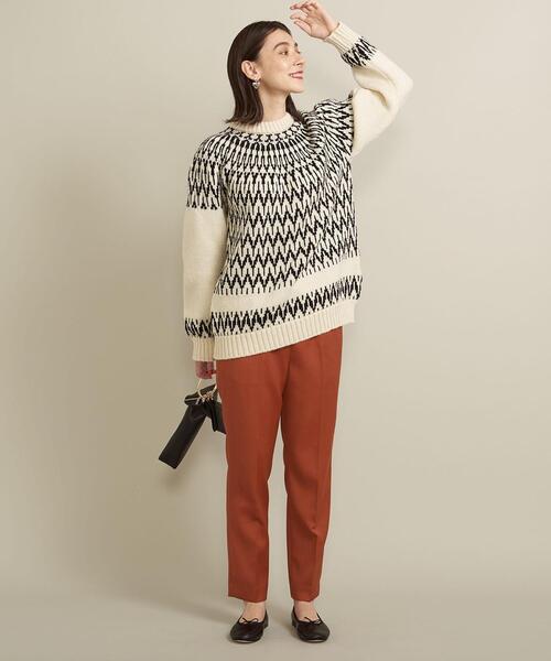 BEAUTY&YOUTH UNITED ARROWS（ビューティーアンドユースユナイテッドアローズ）の「BY カルゼドローストテーパード パンツ 2 -ウォッシャブル- ∴（その他パンツ・レディース・オフホワイト/モカ/ブラック/コバルトブルー/ケリー/オレンジ系その他・S/M/L）」の10枚目の写真