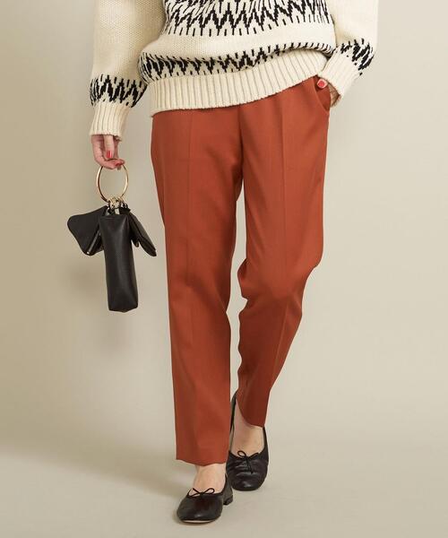 BEAUTY&YOUTH UNITED ARROWS（ビューティーアンドユースユナイテッドアローズ）の「BY カルゼドローストテーパード パンツ 2 -ウォッシャブル- ∴（その他パンツ・レディース・オフホワイト/モカ/ブラック/コバルトブルー/ケリー/オレンジ系その他・S/M/L）」の11枚目の写真