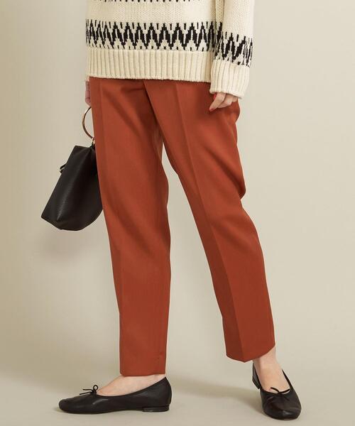 BEAUTY&YOUTH UNITED ARROWS（ビューティーアンドユースユナイテッドアローズ）の「BY カルゼドローストテーパード パンツ 2 -ウォッシャブル- ∴（その他パンツ・レディース・オフホワイト/モカ/ブラック/コバルトブルー/ケリー/オレンジ系その他・S/M/L）」の12枚目の写真