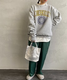 【WEB限定】[Champion/チャンピオン] リバースウィーブ カレッジプリントスウェット