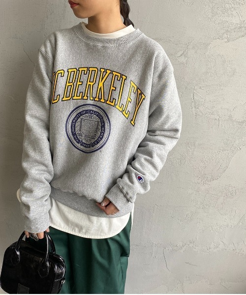Champion（チャンピオン）の「【WEB限定】[Champion/チャンピオン] リバースウィーブ カレッジプリントスウェット（スウェット・レディース・グレー・M/L/XL）」の6枚目の写真