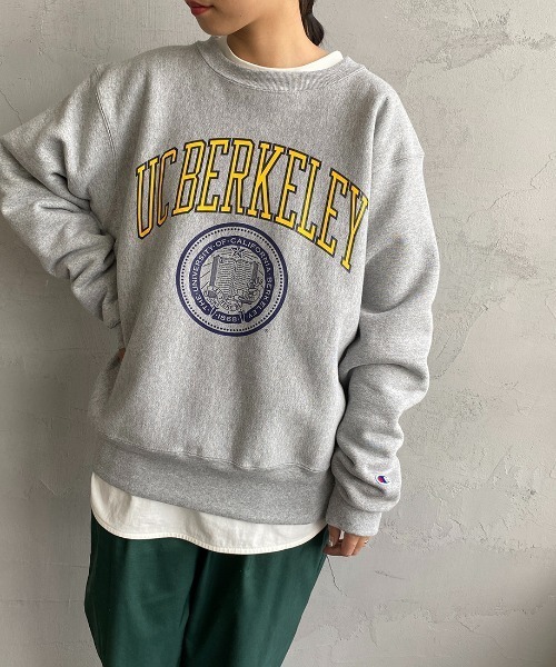 Champion（チャンピオン）の「【WEB限定】[Champion/チャンピオン] リバースウィーブ カレッジプリントスウェット（スウェット・レディース・グレー・M/L/XL）」の11枚目の写真