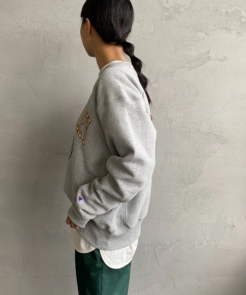 Champion（チャンピオン）の「【WEB限定】[Champion/チャンピオン] リバースウィーブ カレッジプリントスウェット（スウェット・レディース・グレー・M/L/XL）」の12枚目の写真