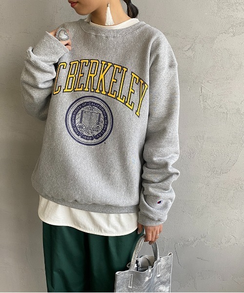 Champion（チャンピオン）の「【WEB限定】[Champion/チャンピオン] リバースウィーブ カレッジプリントスウェット（スウェット・レディース・グレー・M/L/XL）」の19枚目の写真