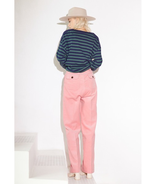 ALEXIA STAM（アリシアスタン）の「Corduroy Baker Pants/コーデュロイベイカーパンツ（その他パンツ・レディース・チャコールグレー/ピンク/アイボリー・S/M/XS）」の8枚目の写真