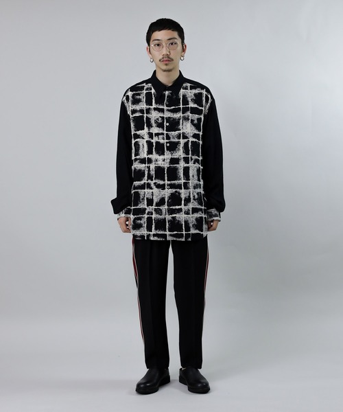 Iroquois（イロコイ）の「VINTAGE CHECK L/S SH（シャツ/ブラウス・メンズ・ブラック/パープル・1/2/3）」の16枚目の写真