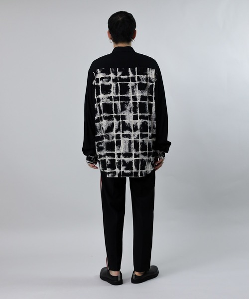 Iroquois（イロコイ）の「VINTAGE CHECK L/S SH（シャツ/ブラウス・メンズ・ブラック/パープル・1/2/3）」の5枚目の写真