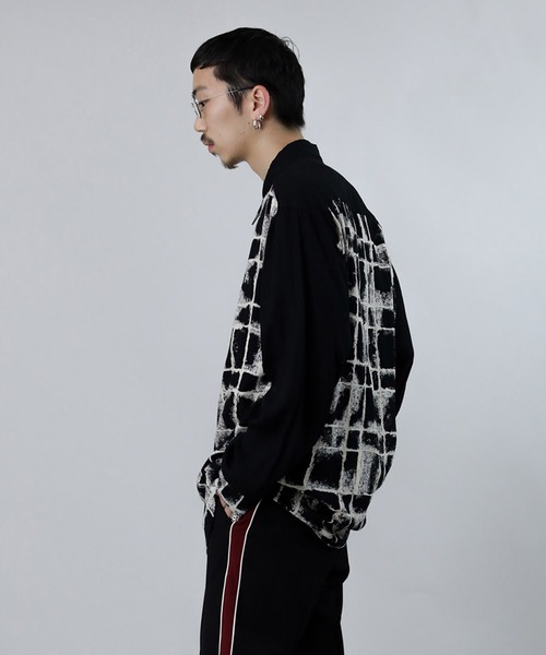 Iroquois（イロコイ）の「VINTAGE CHECK L/S SH（シャツ/ブラウス・メンズ・ブラック/パープル・1/2/3）」の7枚目の写真