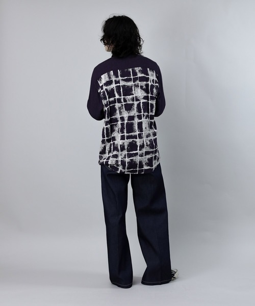 Iroquois（イロコイ）の「VINTAGE CHECK L/S SH（シャツ/ブラウス・メンズ・ブラック/パープル・1/2/3）」の12枚目の写真