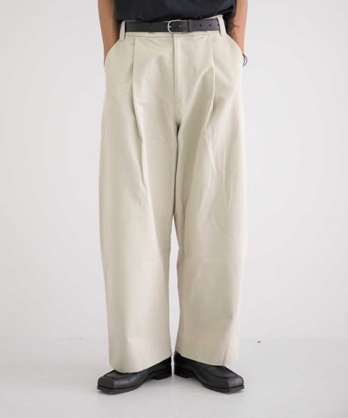 STUDIO NICHOLSON(スタジオニコルソン)の「STUDIO NICHOLSON SORTE(その他パンツ・メンズ・アイボリー/ナチュラル・MEDIUM)」の3枚目の写真