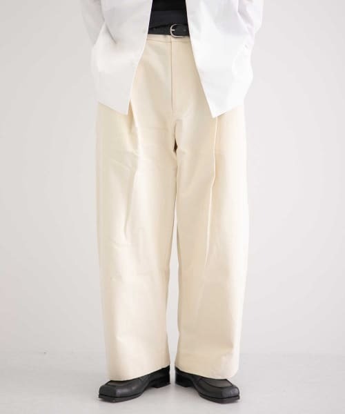 STUDIO NICHOLSON(スタジオニコルソン)の「STUDIO NICHOLSON SORTE(その他パンツ・メンズ・アイボリー/ナチュラル・MEDIUM)」の14枚目の写真