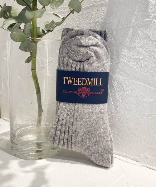 CITYSHOP(シティーショップ)の「【TWEEDMILL/ツイードミル】 LADIES SOX:靴下(ソックス/靴下・レディース・ブラック/グレー/レッド/カーキ・FREE)」の2枚目の写真