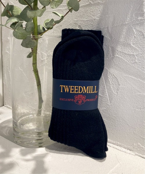 CITYSHOP(シティーショップ)の「【TWEEDMILL/ツイードミル】 LADIES SOX:靴下(ソックス/靴下・レディース・ブラック/グレー/レッド/カーキ・FREE)」の1枚目の写真