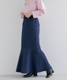 LOWRYS FARM | デニムキリカエマーメイドスカート　260739(スカート)