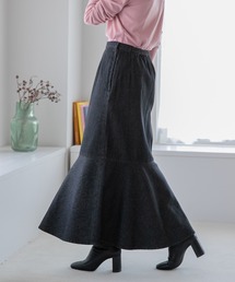 LOWRYS FARM | デニムキリカエマーメイドスカート　260739(スカート)