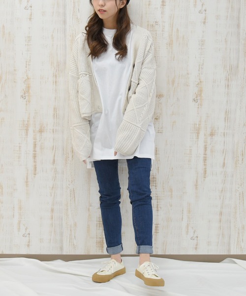 NOFALL(ノーフォール)の「厚底ラバーソールスニーカー(スニーカー・レディース・ベージュ・LL/M/L/S)」の17枚目の写真