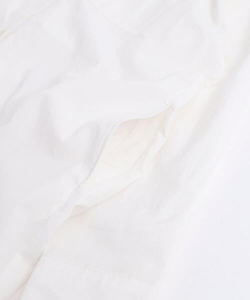 coen（コーエン）の「コットンブレンドバンドカラーシャツワンピース（シャツワンピース・レディース・オフホワイト/ダークグレー/コバルトブルー・MEDIUM/LARGE）」の15枚目の写真