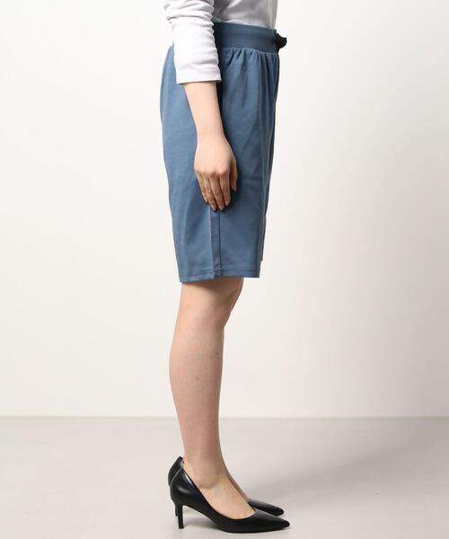 GIORDANO（ジョルダーノ）の「[GIORDANO] ダブルニットショーツ (接触冷感,抗菌加工) ユニセックス（スウェットパンツ・レディース・ブラック/ネイビー/カーキ/グリーン/ブラック系その他/杢グレー/グリーン系その他/ブルー系その他・SMALL/MEDIUM/LARGE/X-LARGE）」の9枚目の写真