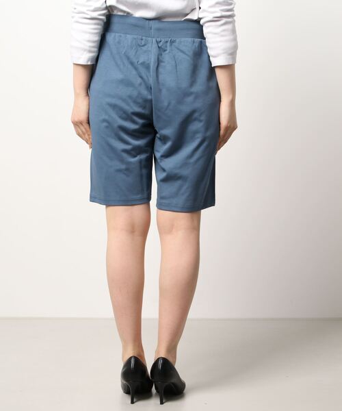 GIORDANO（ジョルダーノ）の「[GIORDANO] ダブルニットショーツ (接触冷感,抗菌加工) ユニセックス（スウェットパンツ・レディース・ブラック/ネイビー/カーキ/グリーン/ブラック系その他/杢グレー/グリーン系その他/ブルー系その他・SMALL/MEDIUM/LARGE/X-LARGE）」の10枚目の写真
