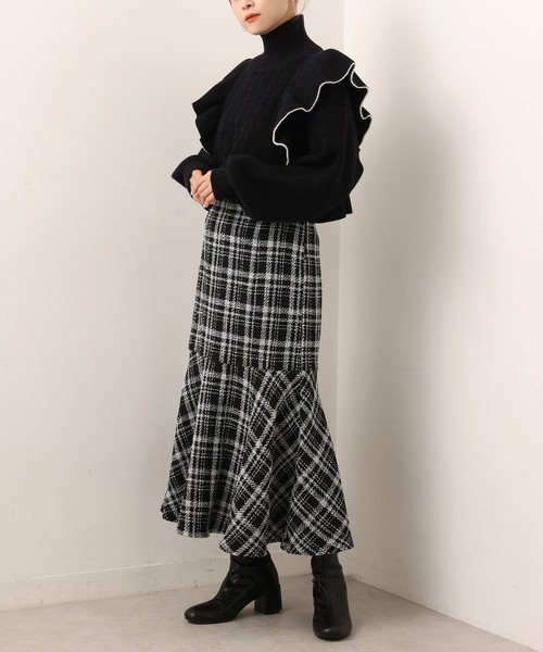 one after another NICE CLAUP（ワンアフターアナザーナイスクラップ）の「着回し広がる！ベストセット3wayニット（ニット/セーター・レディース・ブラック/ベージュ/オフホワイト・FREE）」の7枚目の写真
