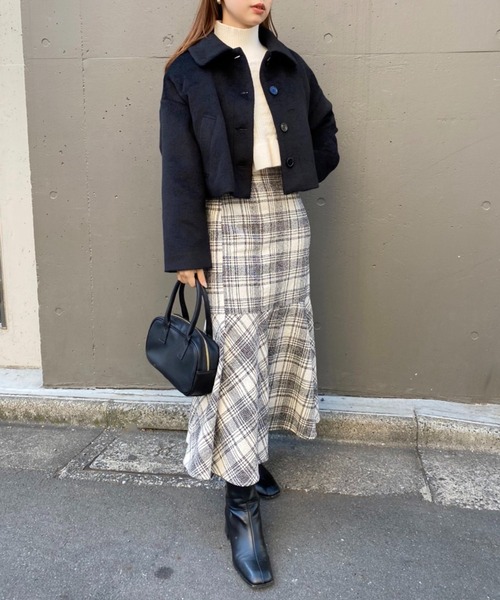 one after another NICE CLAUP（ワンアフターアナザーナイスクラップ）の「着回し広がる！ベストセット3wayニット（ニット/セーター・レディース・ブラック/ベージュ/オフホワイト・FREE）」の8枚目の写真