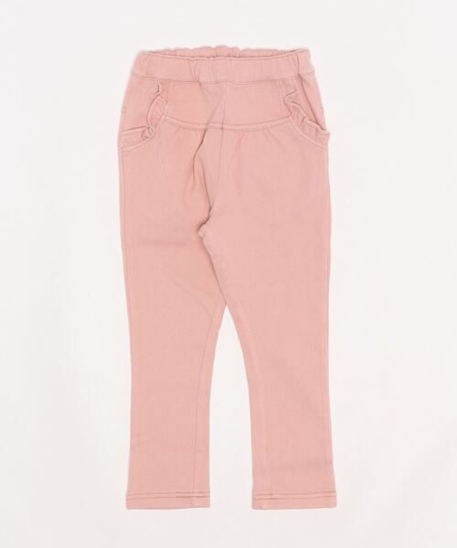 RAGMART(ラグマート)の「ニットデニムフリルパンツ(その他パンツ・キッズ・ピンク/イエロー・120cm/100cm/110cm/130cm)」の4枚目の写真