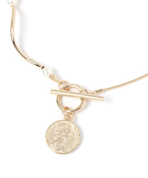 Heather(ヘザー)の「ウネウネマンテルネックレス 261892(ネックレス・レディース・シルバー/ゴールド・ONE SIZE)」の6枚目の写真