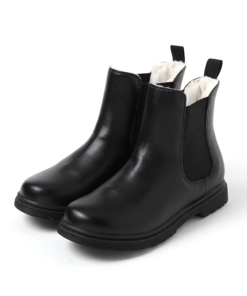 GLOBAL WORK(グローバルワーク)の「【キッズ】撥水フワフワブーツ/254746(ブーツ・キッズ・ブラック・22cm/16cm/17cm/18cm/19cm/20cm/21cm)」の1枚目の写真