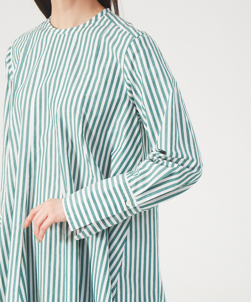 qualite(カリテ)の「ランダム切り替えブラウス(シャツ/ブラウス・レディース・グリーン/オフホワイト/ブルー・フリー)」の22枚目の写真