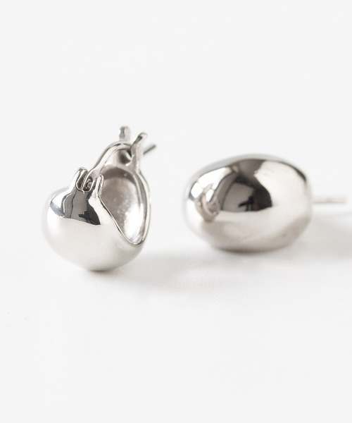 JUICY ROCK（ジューシーロック）の「GP(SV925)/SV925 ボリュームミニフープピアス（ピアス（両耳用）・レディース・ゴールド/シルバー・ONE SIZE）」の6枚目の写真