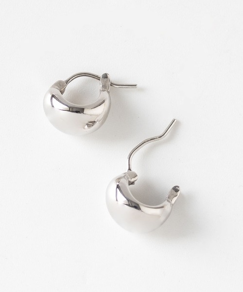 JUICY ROCK（ジューシーロック）の「GP(SV925)/SV925 ボリュームミニフープピアス（ピアス（両耳用）・レディース・ゴールド/シルバー・ONE SIZE）」の7枚目の写真