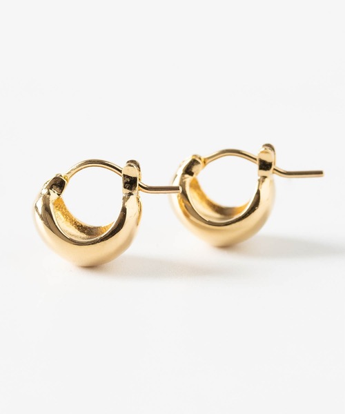 JUICY ROCK（ジューシーロック）の「GP(SV925)/SV925 ボリュームミニフープピアス（ピアス（両耳用）・レディース・ゴールド/シルバー・ONE SIZE）」の8枚目の写真