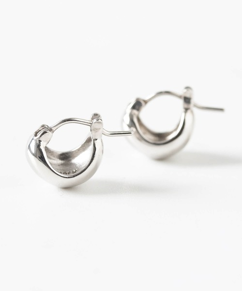 JUICY ROCK（ジューシーロック）の「GP(SV925)/SV925 ボリュームミニフープピアス（ピアス（両耳用）・レディース・ゴールド/シルバー・ONE SIZE）」の9枚目の写真