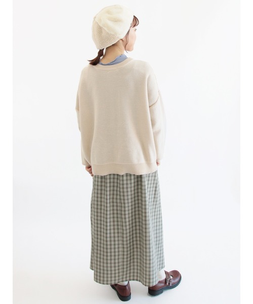 ehka sopo（エヘカソポ）の「チェックスカート（スカート・レディース・ブラウン/ベージュ/ミント・ﾌﾘ-）」の13枚目の写真