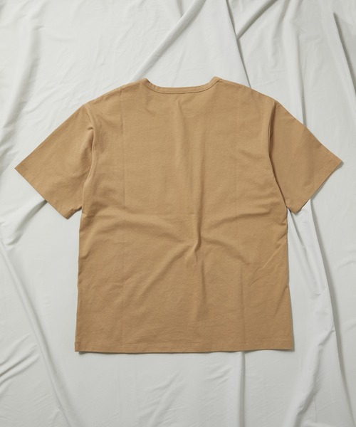 UNION STATION（ユニオンステーション）の「【Tシャツ+ショートパンツ+巾着ポーチの3点セット】ワンマイルウェア（Tシャツ/カットソー・メンズ・ブラック/ベージュ/キャメル・LL/M/L）」の22枚目の写真