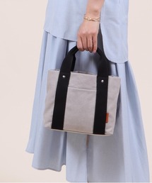 Bermosa（ベルモサ）の「【仕切り付き】キャンバス ミニトートバッグ ランチバッグ（トートバッグ）」