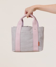 Bermosa（ベルモサ）の「【仕切り付き】キャンバス ミニトートバッグ ランチバッグ（トートバッグ）」