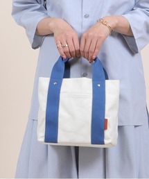 【仕切り付き】キャンバス ミニトートバッグ ランチバッグ